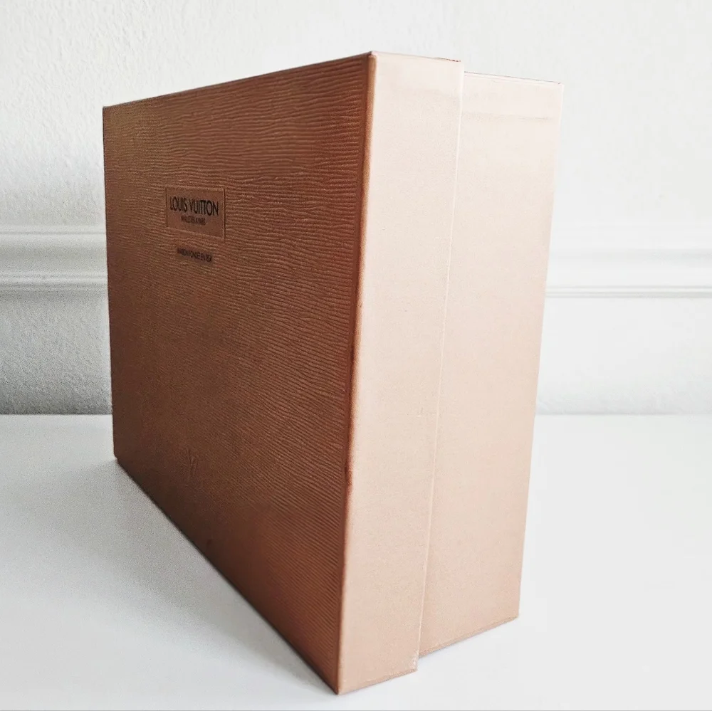 Louis Vuitton Imperial Saffron Brown Epi Storage Box